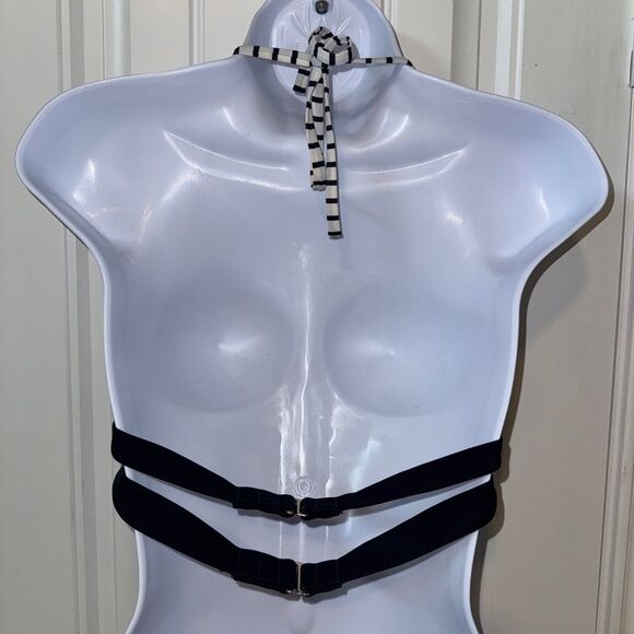 Victoria’s Secret Striped Halter Bikini Top - Picture 3 of 4